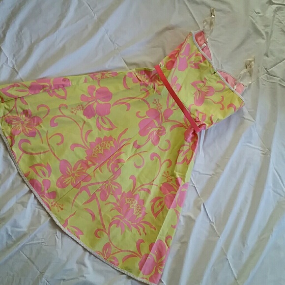 Trina Turk Floral Hibiscus Summer Tea Dress SWING EASTER SPRING - Picture 3 of 7